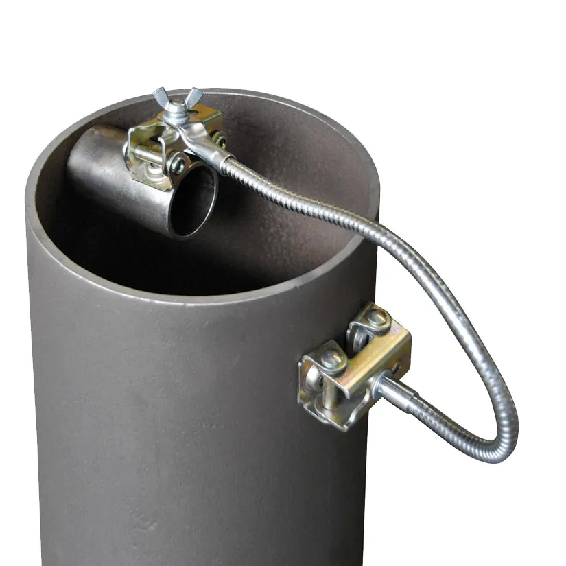 Magnetický držák SNAKE, s ohebným lankem 305 mm, svěrkou a dvěma nastavitelnými magnetickými podložkami V-Pad, AEK